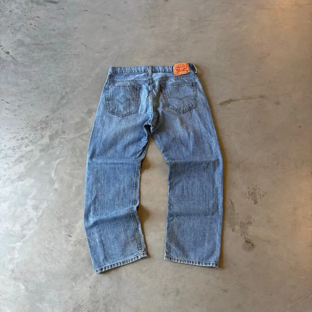 y2k vintage faded levi’s 569 baggy jeans
